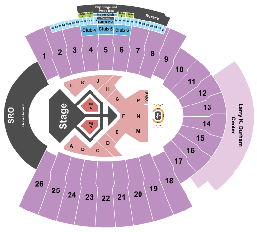 Sun Bowl Stadium Chris Brown Seating Chart
